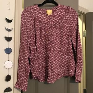 Maeve purple blouse from Anthropology!